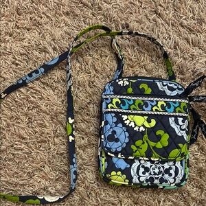 Floral Quilted Crossbody Bag
